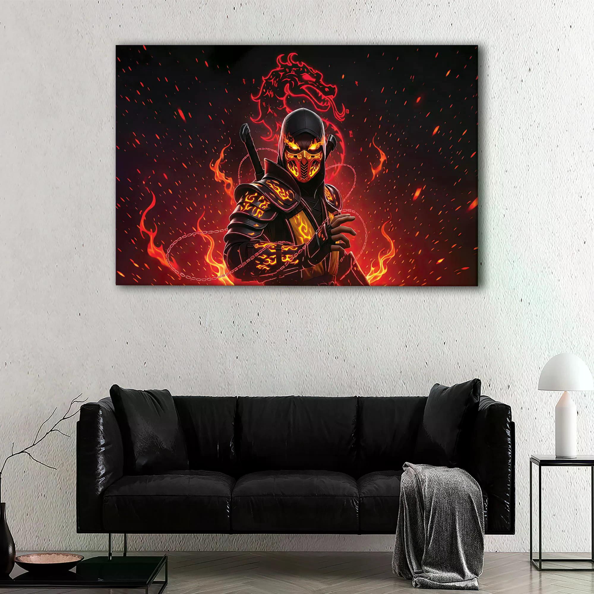 Scorpio canvas art