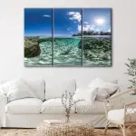 Beach With Rocks canvas art - Image 3