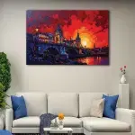 Abstract Prague canvas art - Image 2