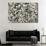 Greyed Rainbow canvas art - Image 3