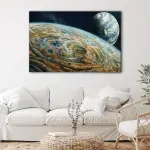 Moon Craters canvas art - Image 2