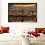Old Port of Maassluis canvas art