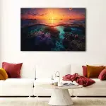Underwater Sunset canvas art - Image 2