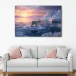 Polar Bear canvas art - Image 2