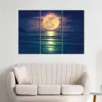 Full Moon On Water canvas art - Image 3