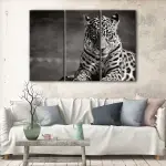 Blue Eyed Leopard canvas art