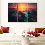 Underwater Sunset canvas art - Image 3