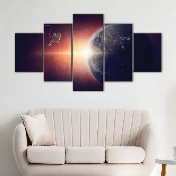 Earth From Space canvas art