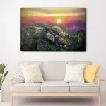 Elephant Giclee canvas art - Image 2