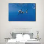 Shark Underwater canvas art - Image 2