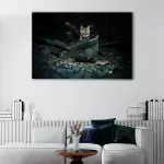 Cat in War canvas art - Image 2