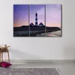 Lighthouse and Stars canvas art - Image 3