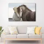 Couple Horses canvas art - Image 2