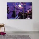 Lighthouse Under The Moon canvas art - Image 3