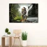Robot Tiger canvas art - Image 2