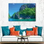 Mountain and Ocean canvas art - Image 2