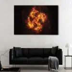 Fireball canvas art - Image 2