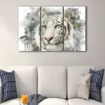 White Tiger canvas art - Image 3