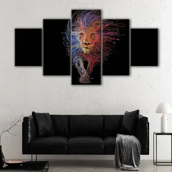 Electric Lion canvas art