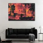 Hotline Miami canvas art - Image 2