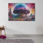 Alien City canvas art - Image 2