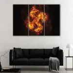 Fireball canvas art - Image 3