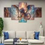 Furious Dragon canvas art - Image 4