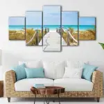 Beach View canvas art