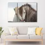 Couple Horses canvas art - Image 3