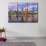 Cincinnati Skyline canvas art - Image 3