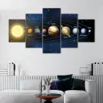Solar System canvas art