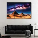 Pyramids In The Desert canvas art - Image 3