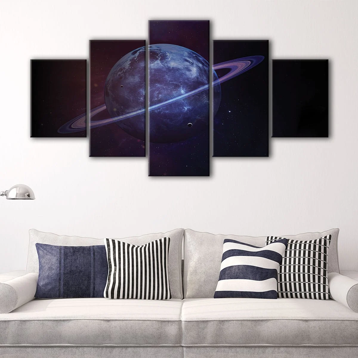 Blue Saturn canvas art