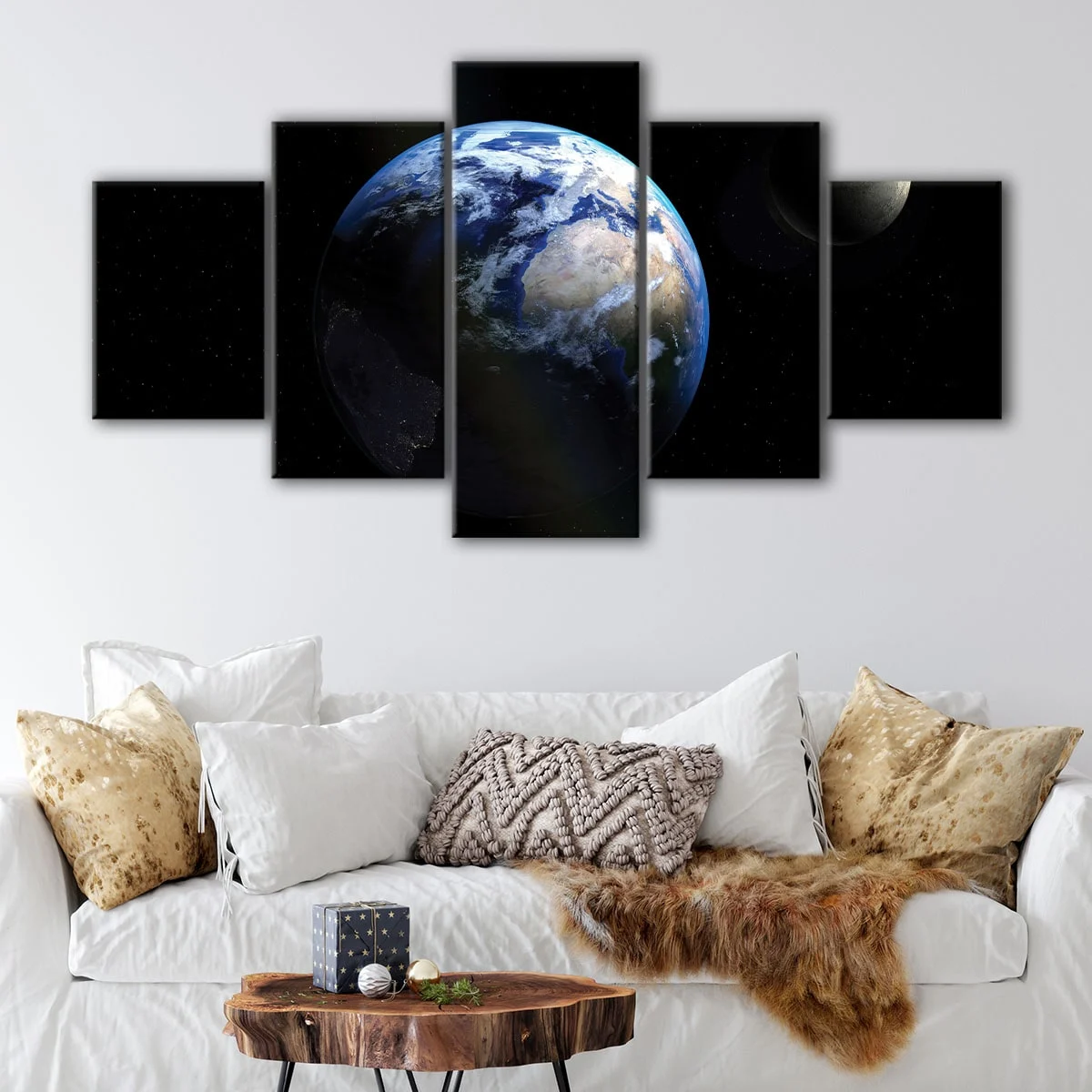 Earth in Dark canvas art