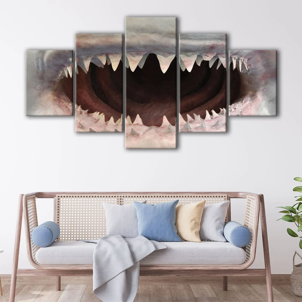 Giant Shark Mouth canvas art