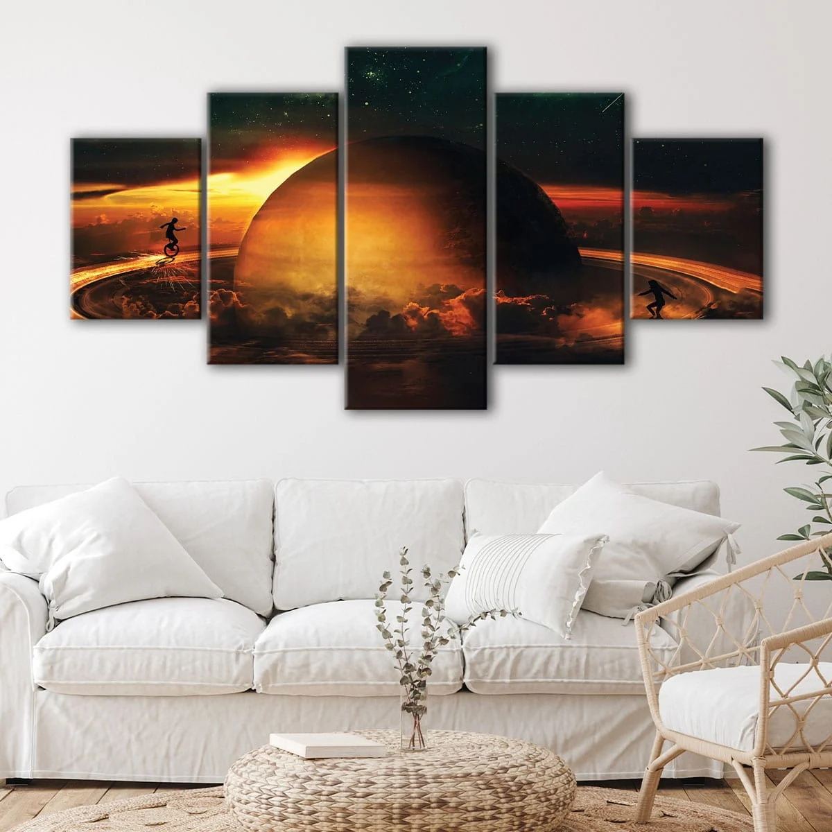 Surreal Planet canvas art