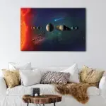 Sun and Planets canvas art - Image 2