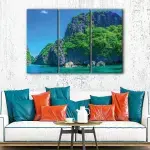 Mountain and Ocean canvas art - Image 3