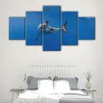 Shark Underwater canvas art - Image 4