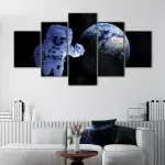 Astronaut In Space canvas art - Image 4