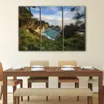 Beach Under The Hill canvas art - Image 3