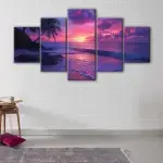 Tropical Beach canvas art - Image 4