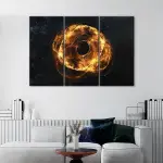 Black Hole In Fire canvas art - Image 3