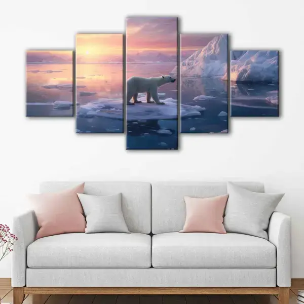 Polar Bear canvas art