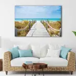 Beach View canvas art - Image 2