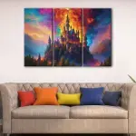 Castle In Fire canvas art - Image 3