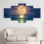 Full Moon On Water canvas art