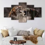 Roaring Tigers canvas art
