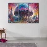 Alien City canvas art - Image 3