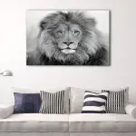 Blue Eyes Lion canvas art - Image 2